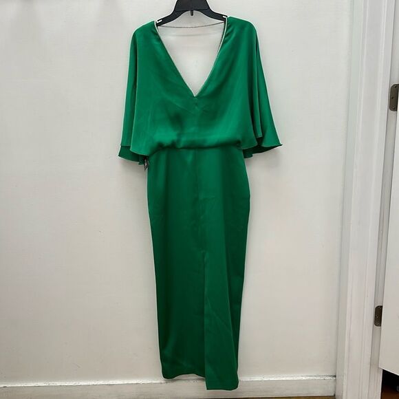 Nocturne Green Maxi Holiday Dress L - Picture 1 of 7